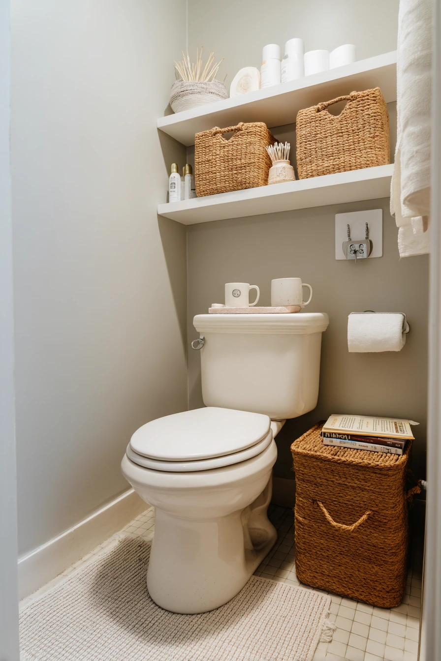 Renter-Friendly Open Shelf Storage