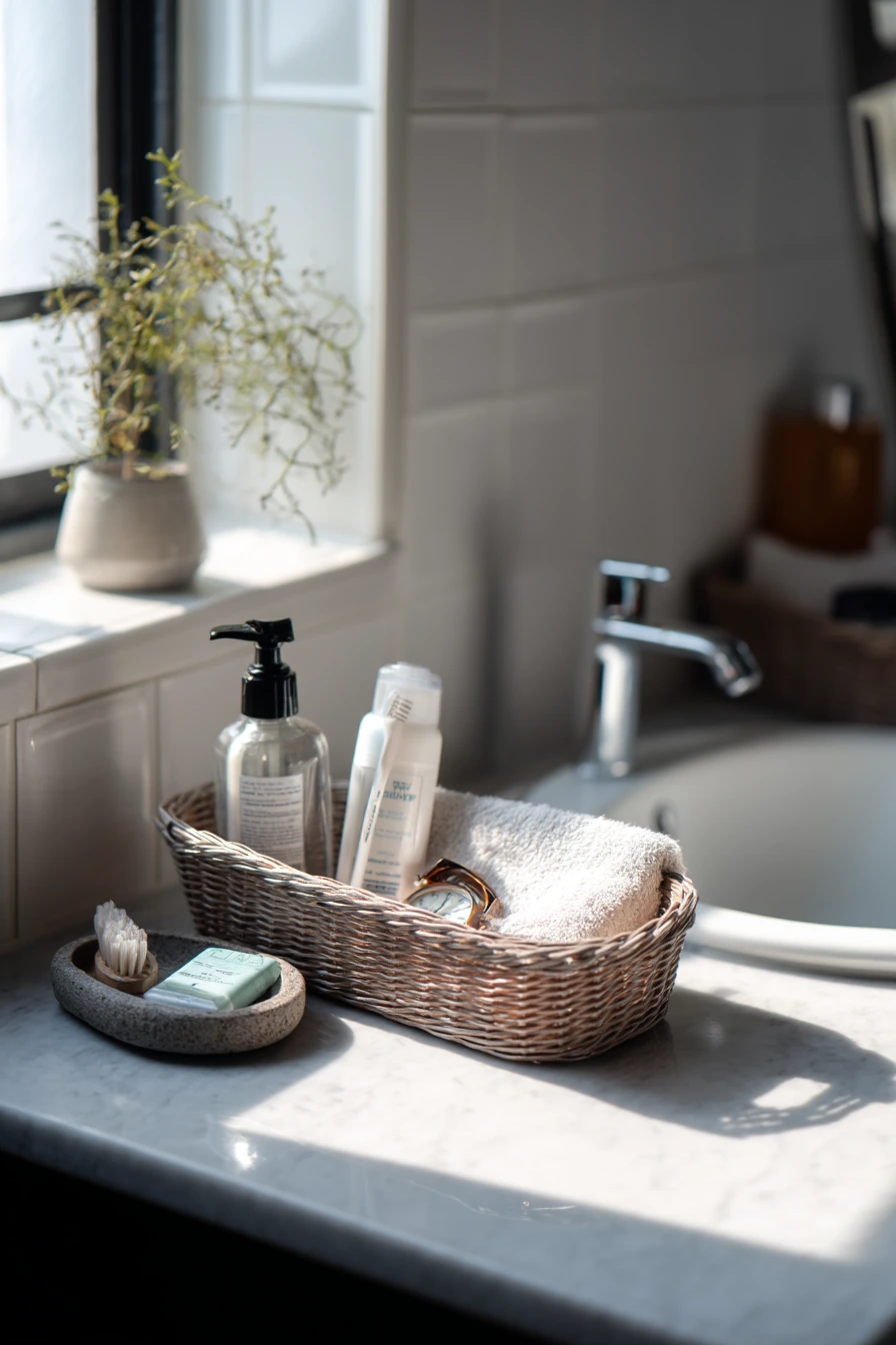 Minimal Counter Basket for Daily Use