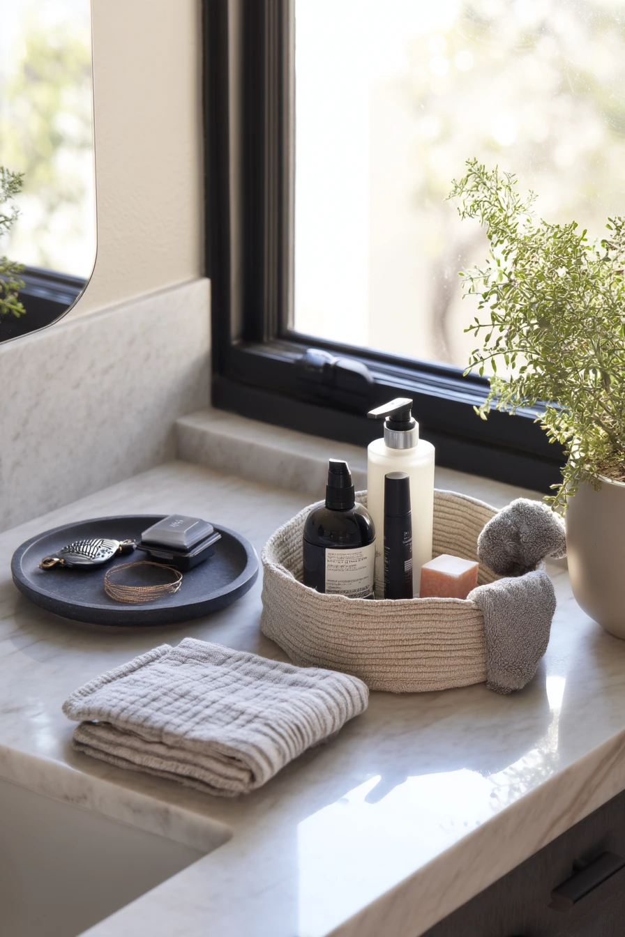 Minimal Counter Basket for Daily Use