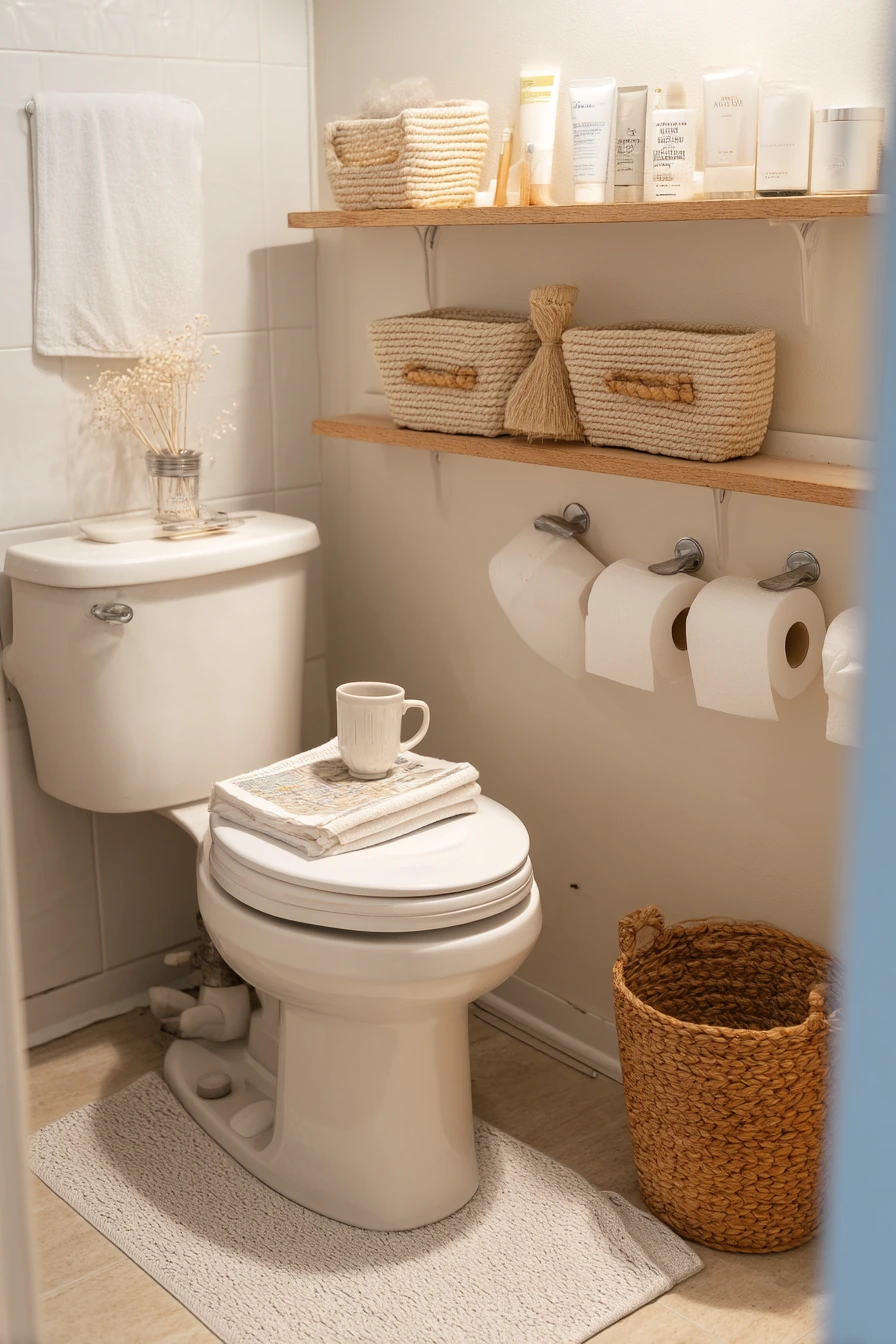 Renter-Friendly Open Shelf Storage