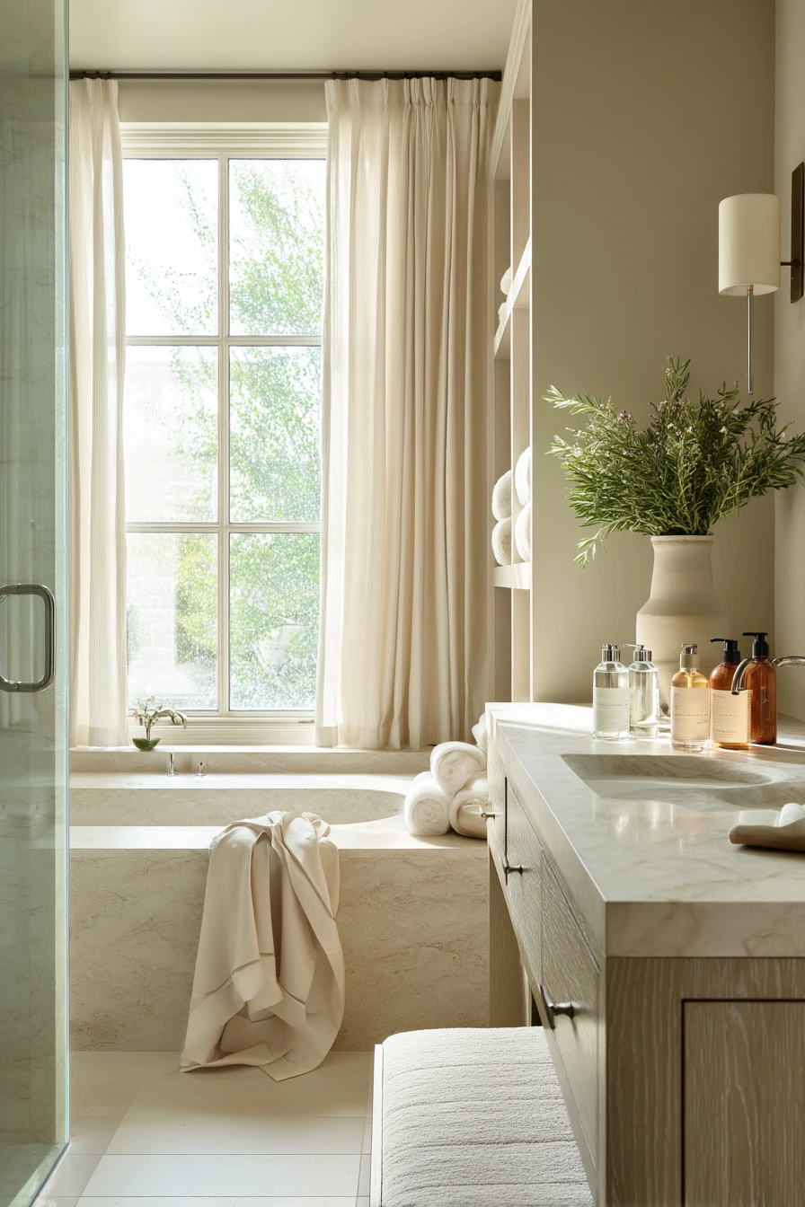 Luxury Bath Bench with Everyday Life