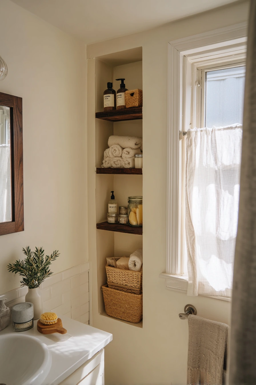 DIY Bathroom Storage Refresh