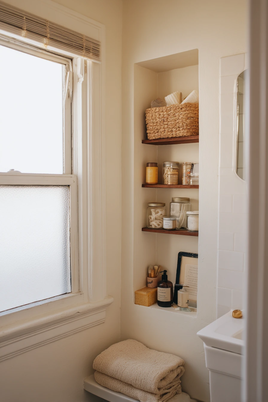 DIY Bathroom Storage Refresh