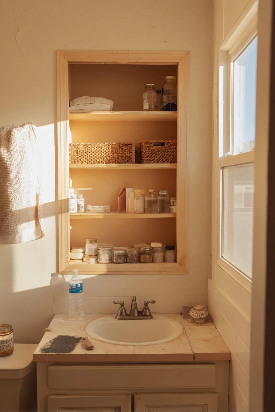 DIY Bathroom Storage Refresh