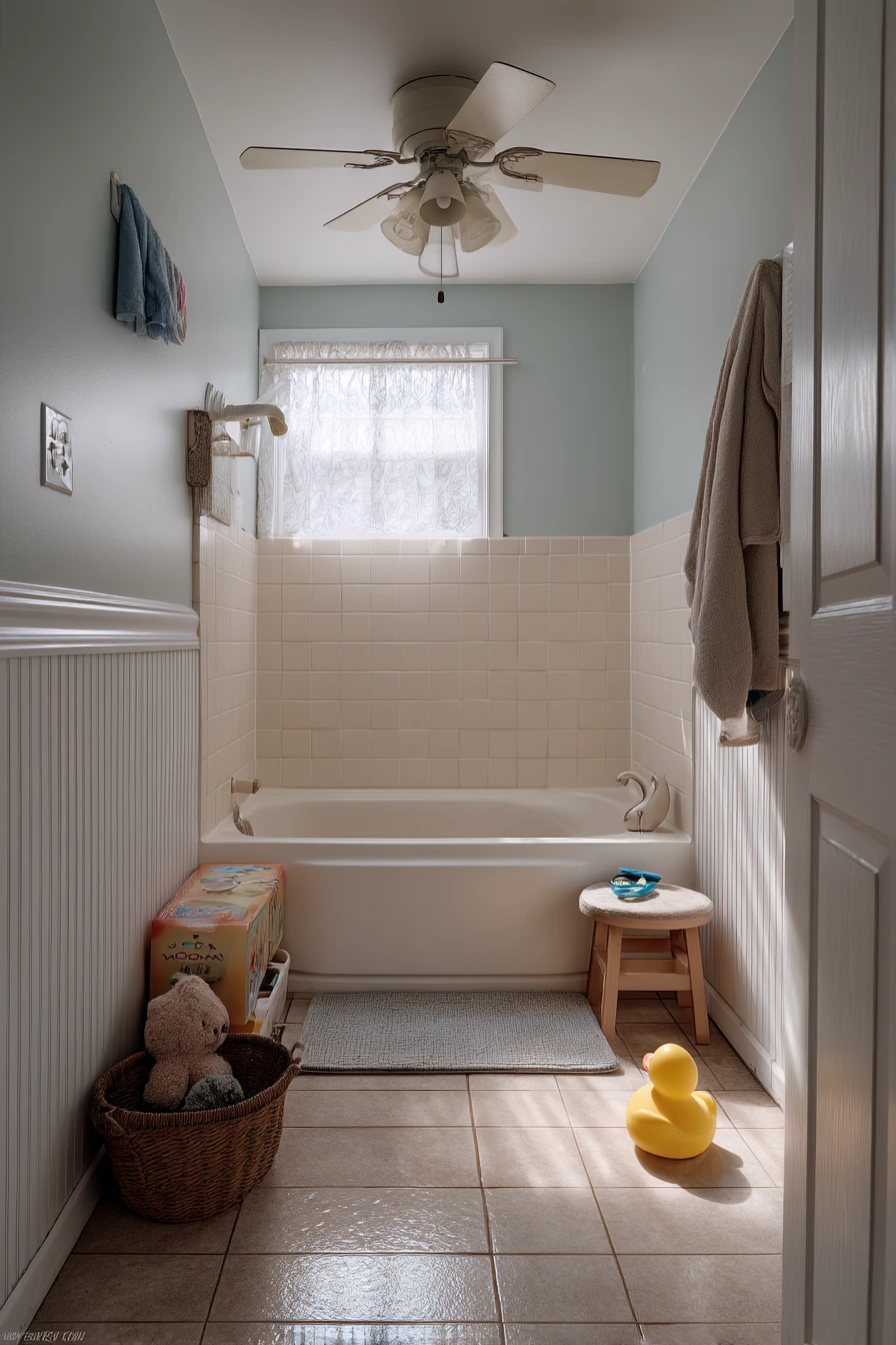 Family Bath After Bath Time
