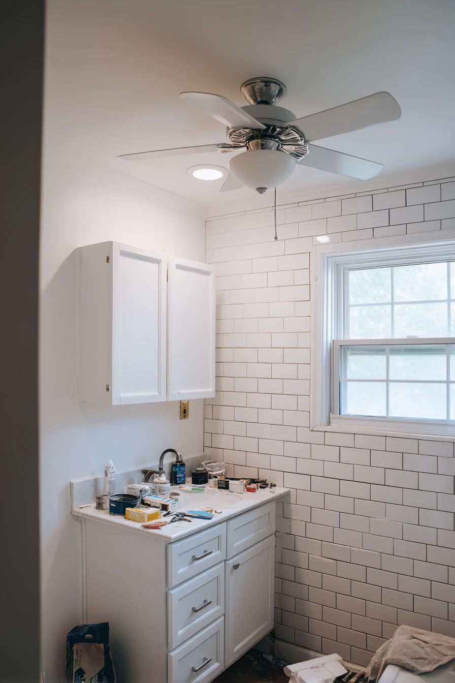 Budget Remodel with a Better Ceiling Fan