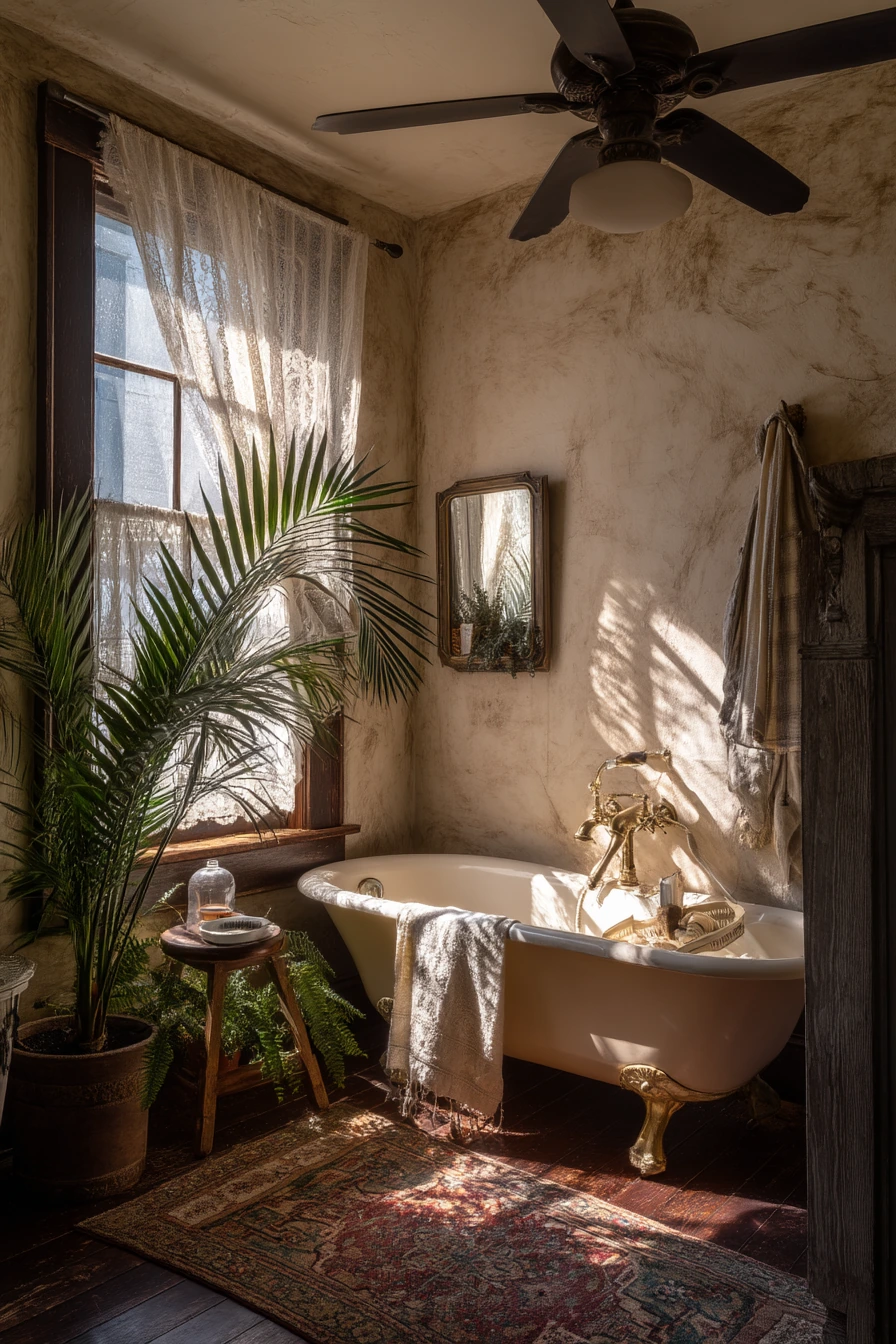 Clawfoot Bath with Old-Home Character