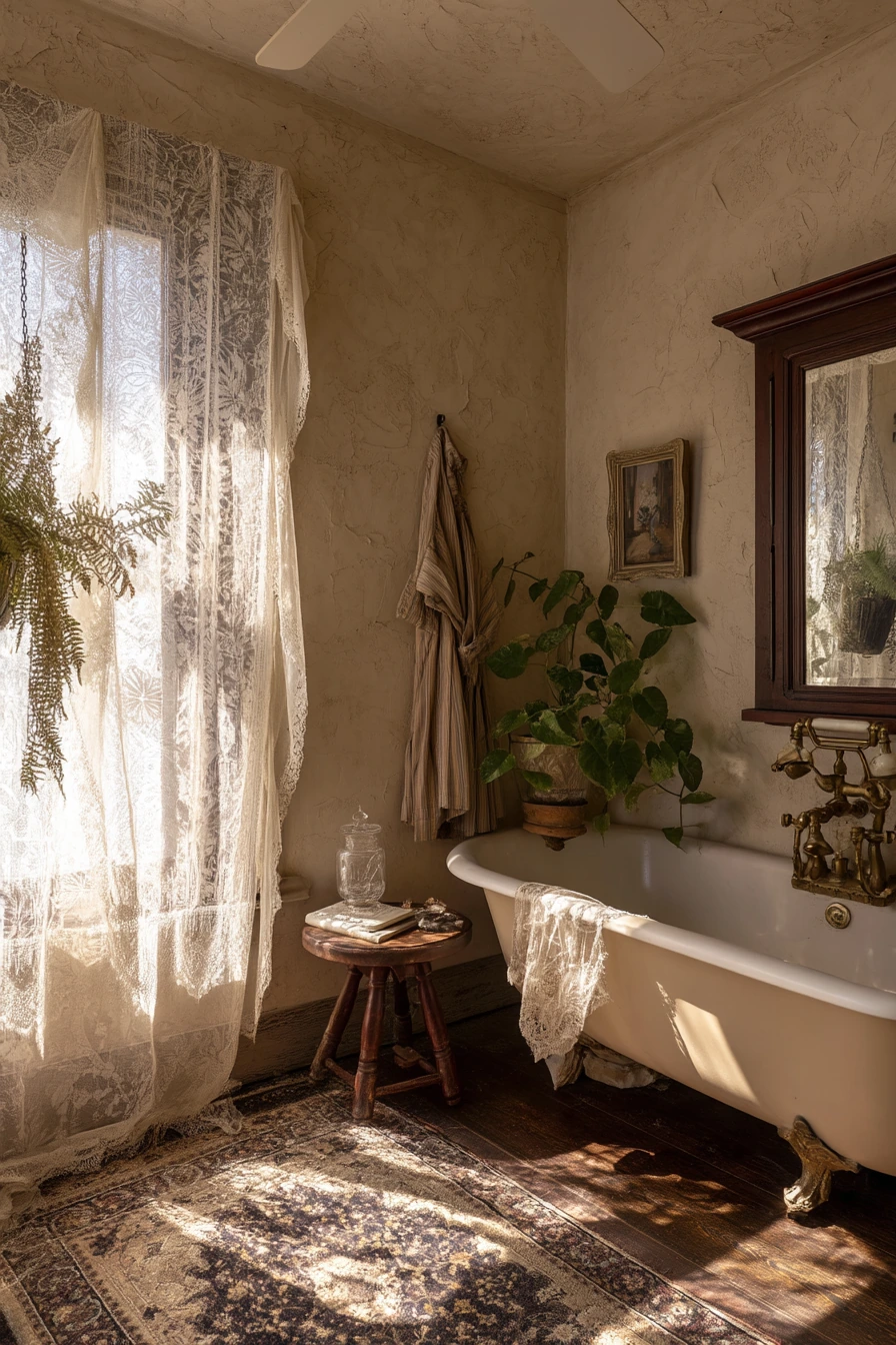 Clawfoot Bath with Old-Home Character