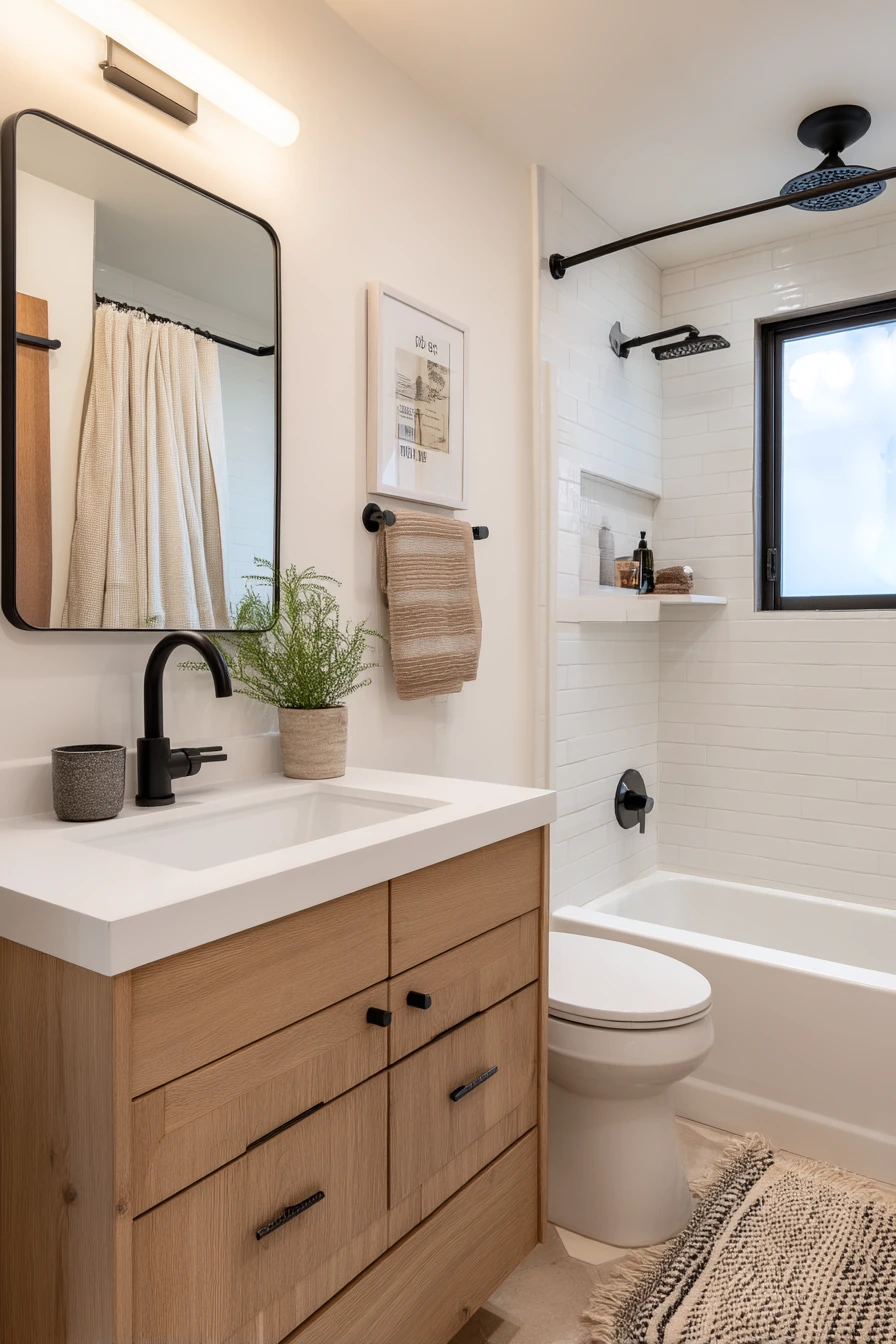 Small Hall Bath with Quiet Vent Upgrade