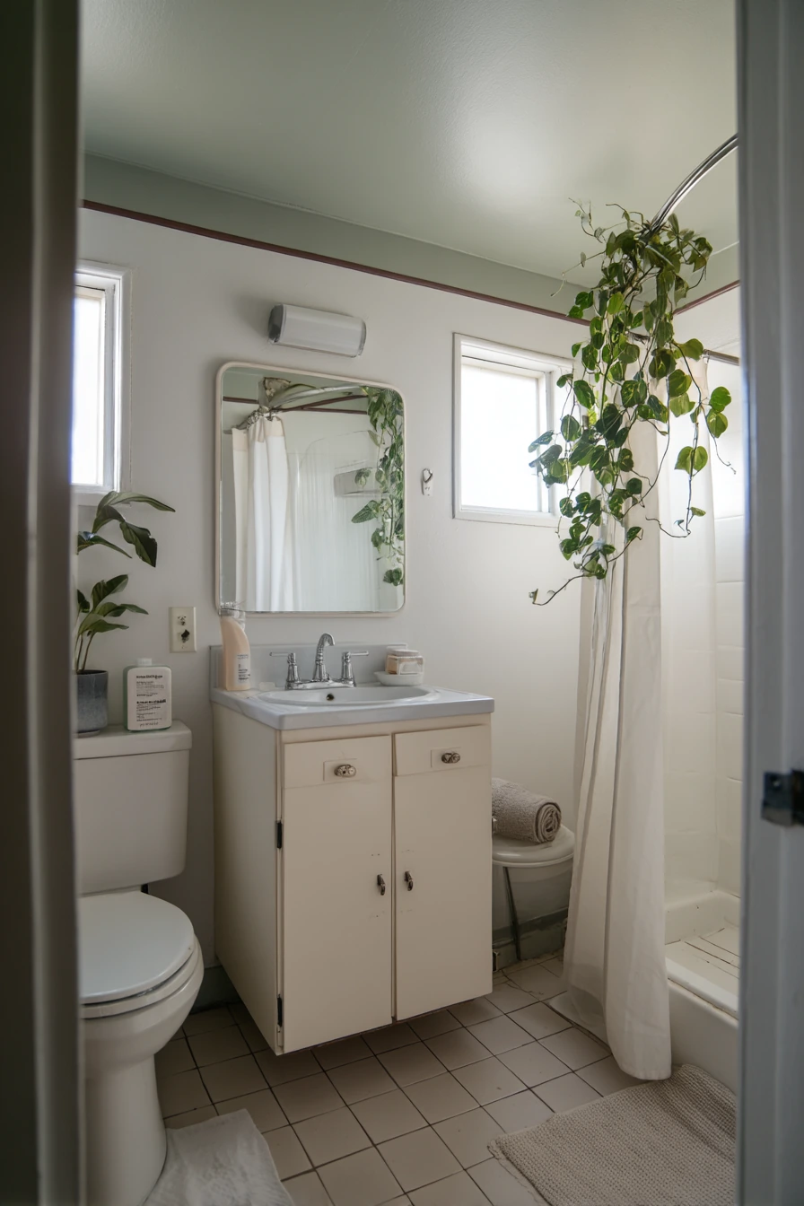 Budget-Friendly Painted Ceiling with Character
