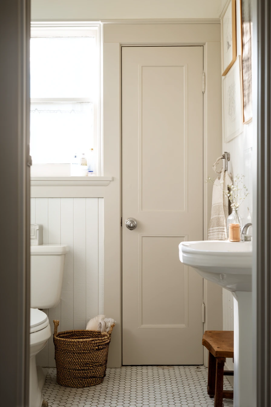 Renter-Friendly Peel-and-Paint Chair Rail Look
