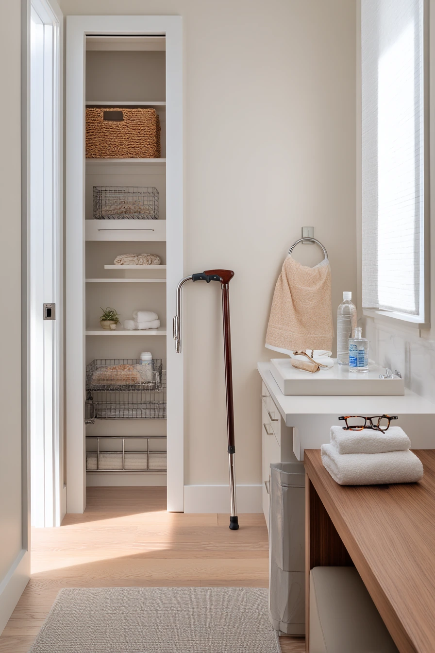 Accessible Bathroom Closet Layout