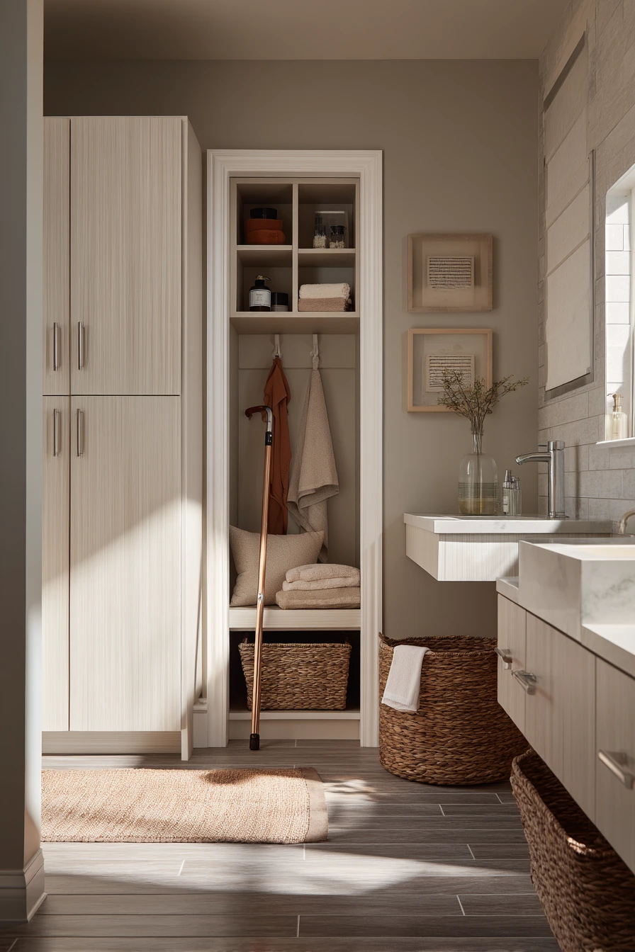Accessible Bathroom Closet Layout
