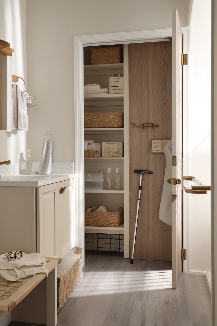 Accessible Bathroom Closet Layout