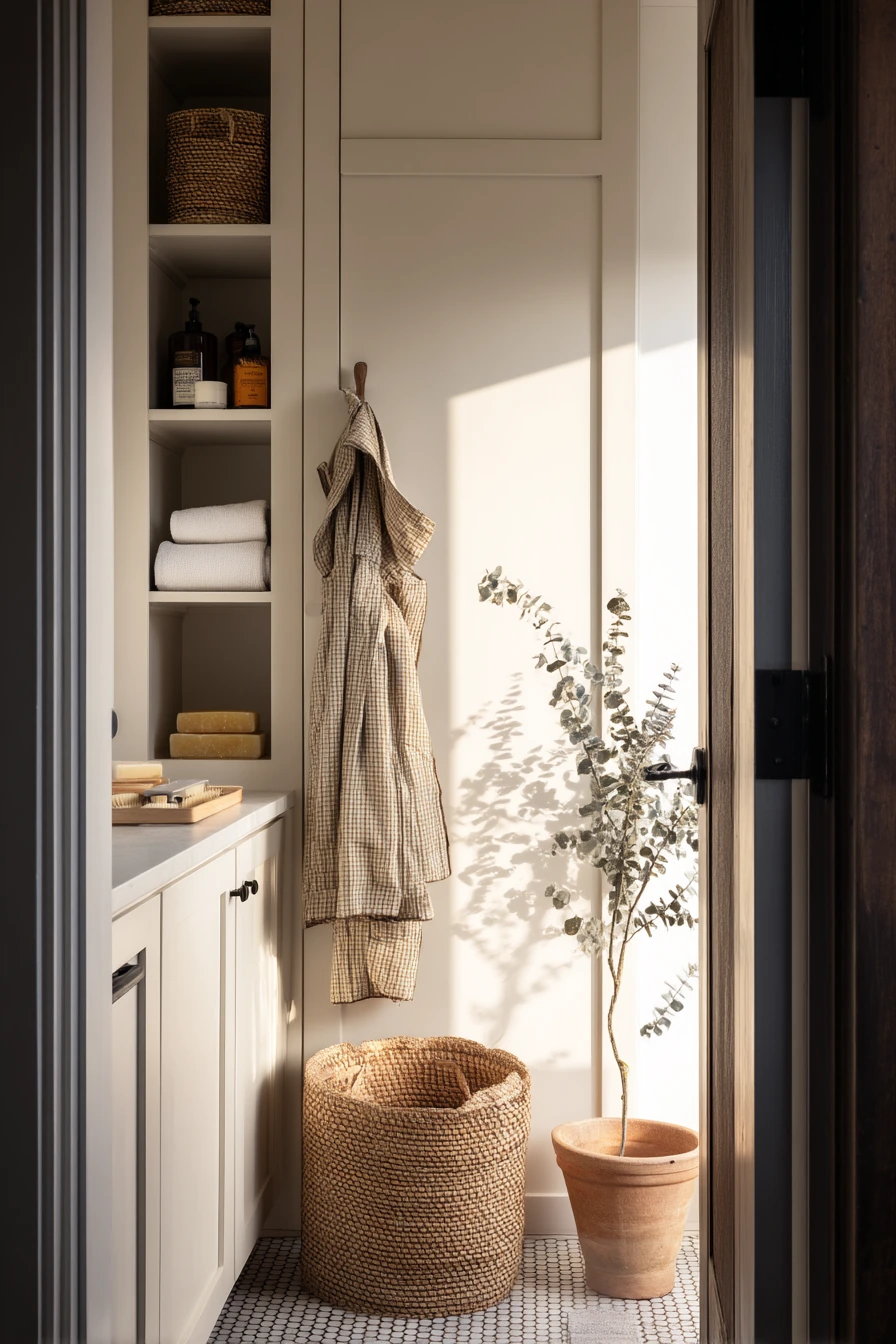 Modern Farmhouse Storage Closet