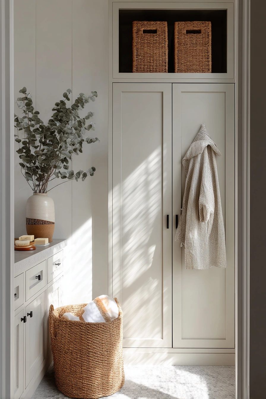 Modern Farmhouse Storage Closet