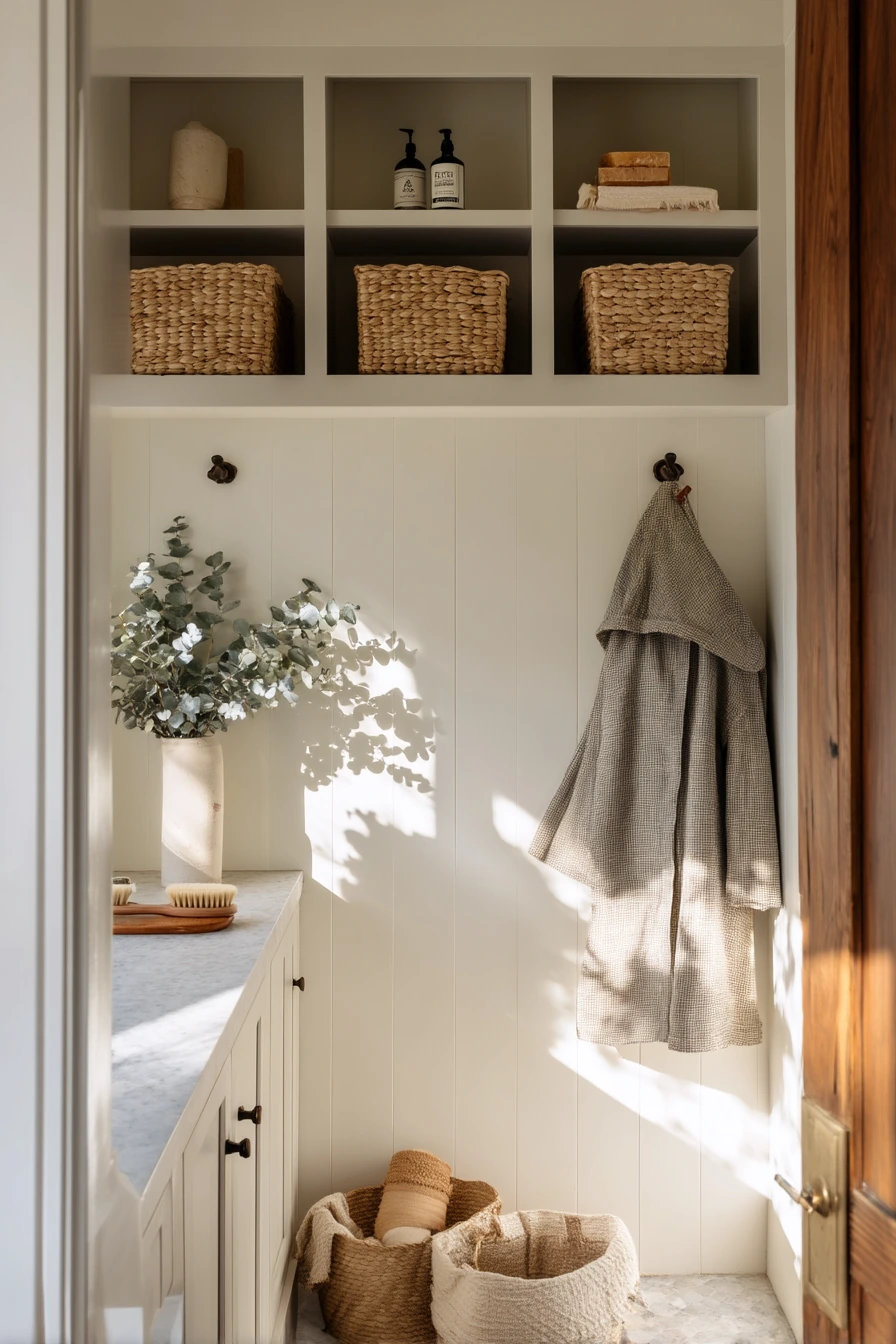 Modern Farmhouse Storage Closet