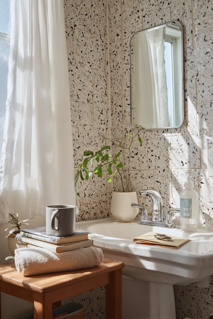 Rental-Friendly Bathroom with Personality