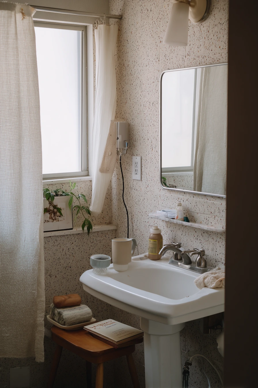 Rental-Friendly Bathroom with Personality