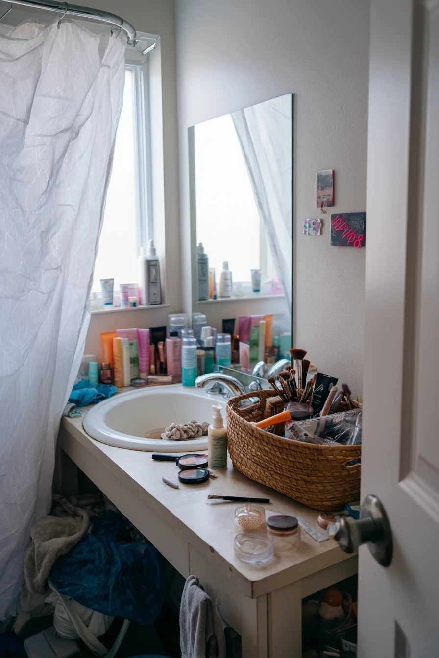 Teen Bathroom with Layered Personality
