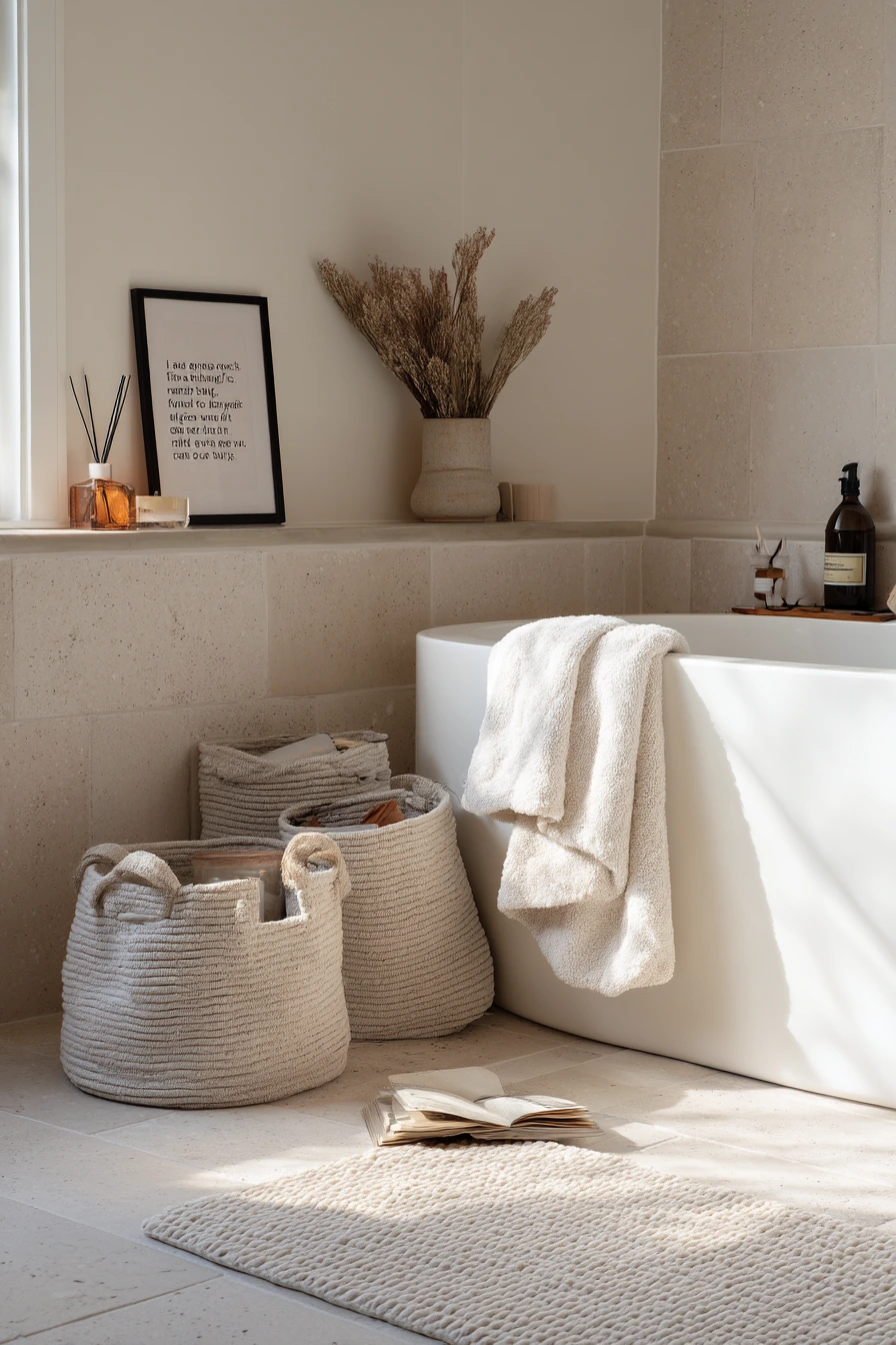 Wellness Corner in a Small Ensuite