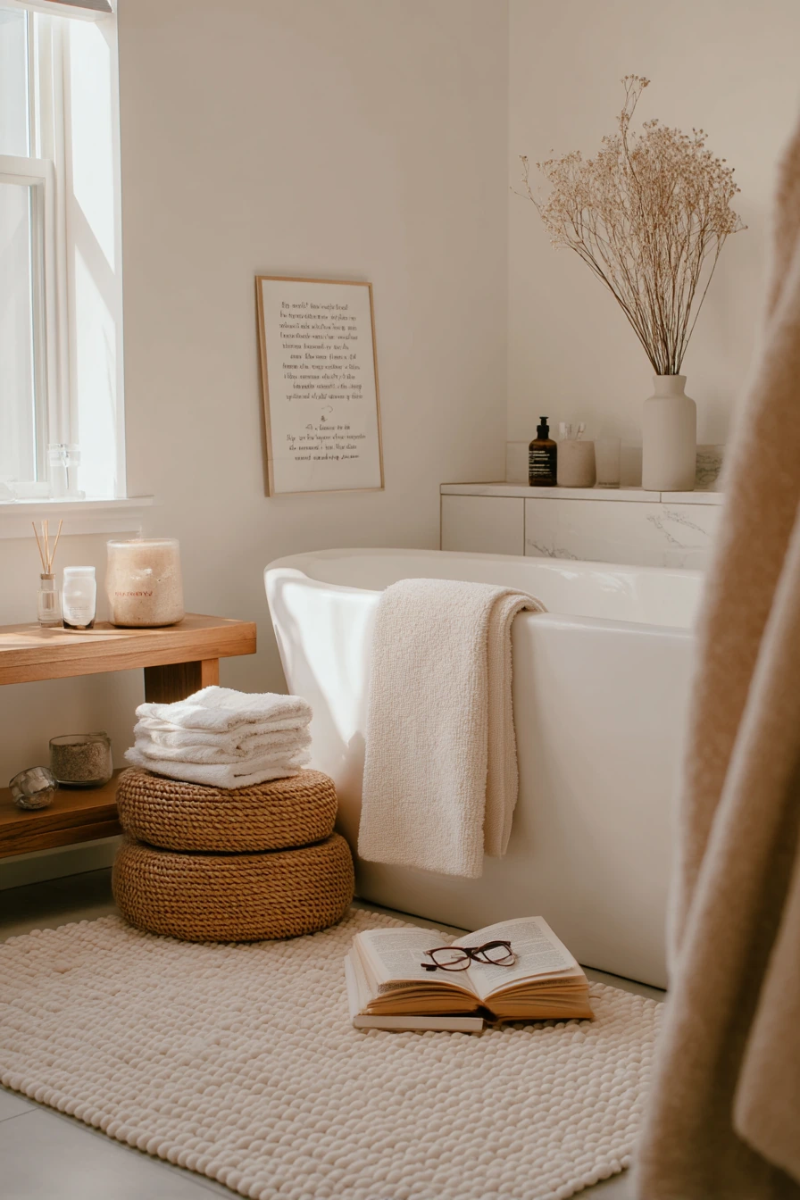 Wellness Corner in a Small Ensuite