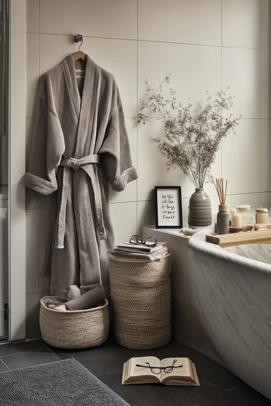 Wellness Corner in a Small Ensuite