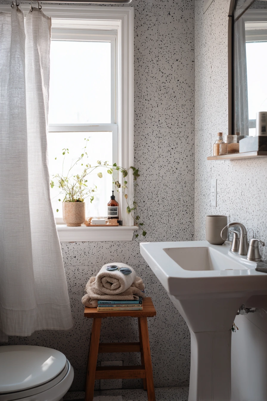 Rental-Friendly Bathroom with Personality