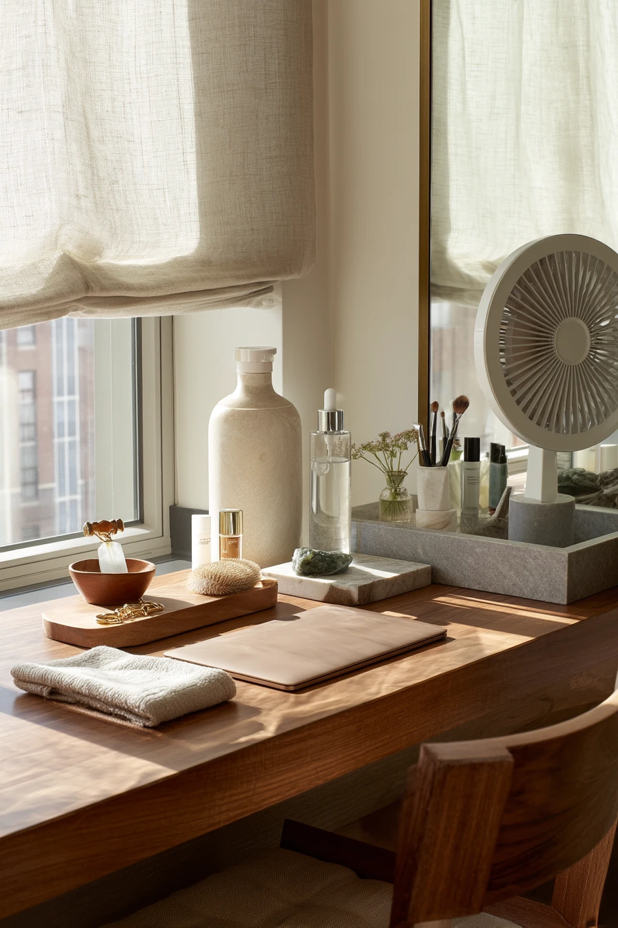 Cooling Tray on the Vanity