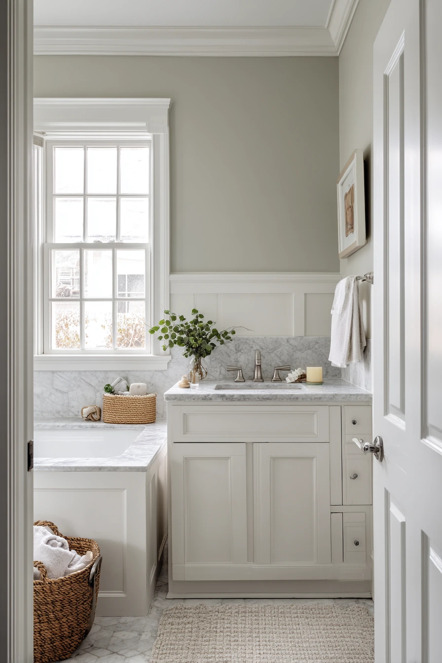 bathroom crown molding ideas