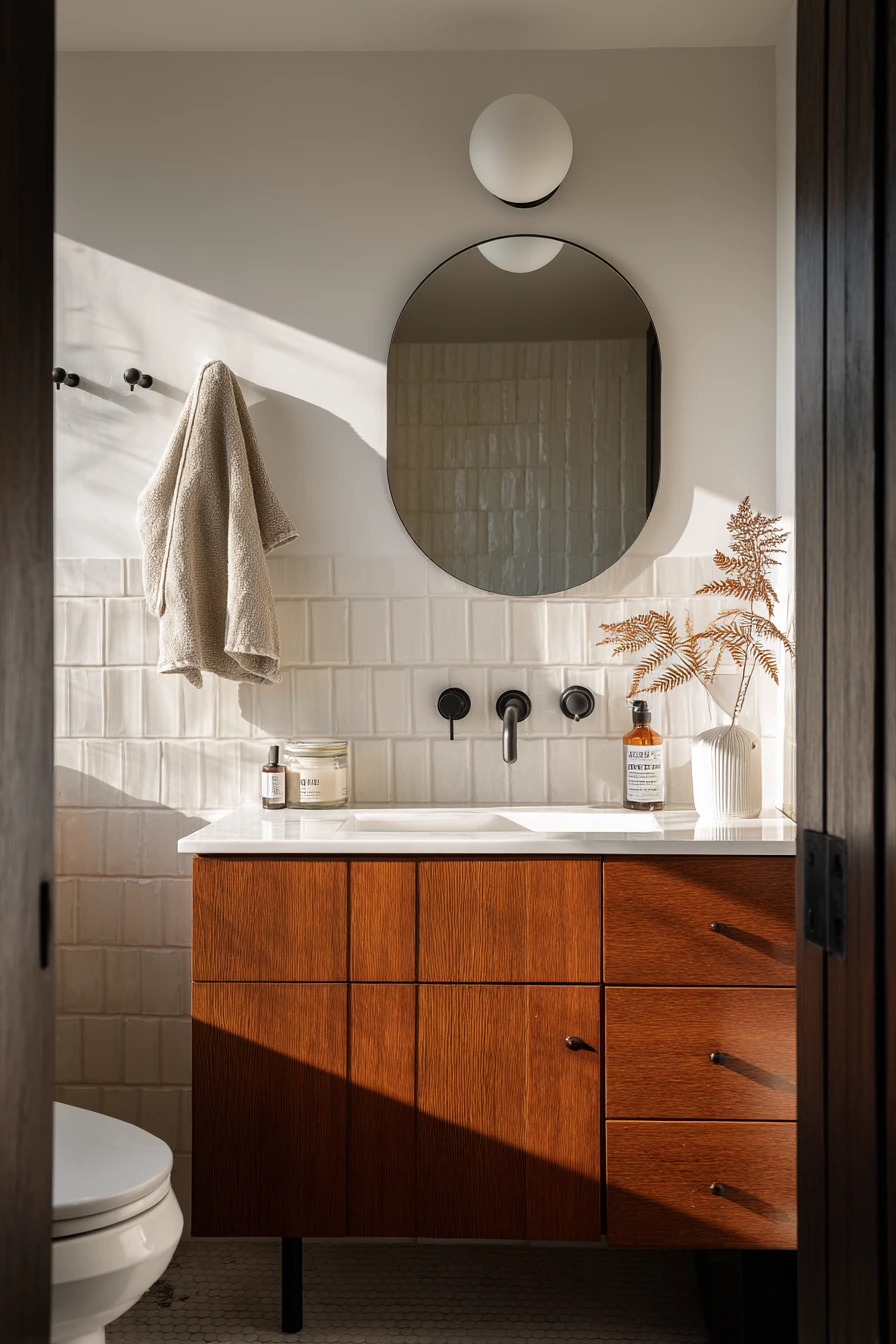 1960s Mid-Century Guest Bath
