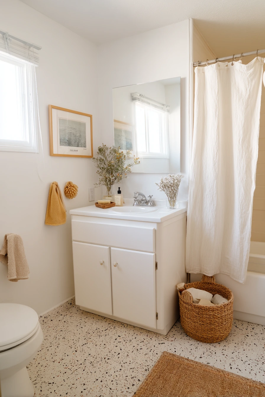 1990s Rental-Friendly Bathroom Refresh