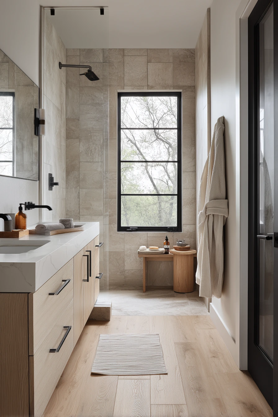 2010s Spa-Style Primary Bathroom