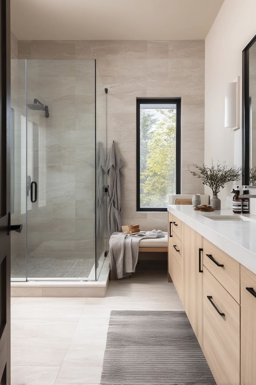 2010s Spa-Style Primary Bathroom