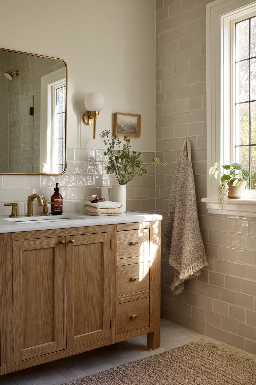 Modern Farmhouse Bath with Decade Mix