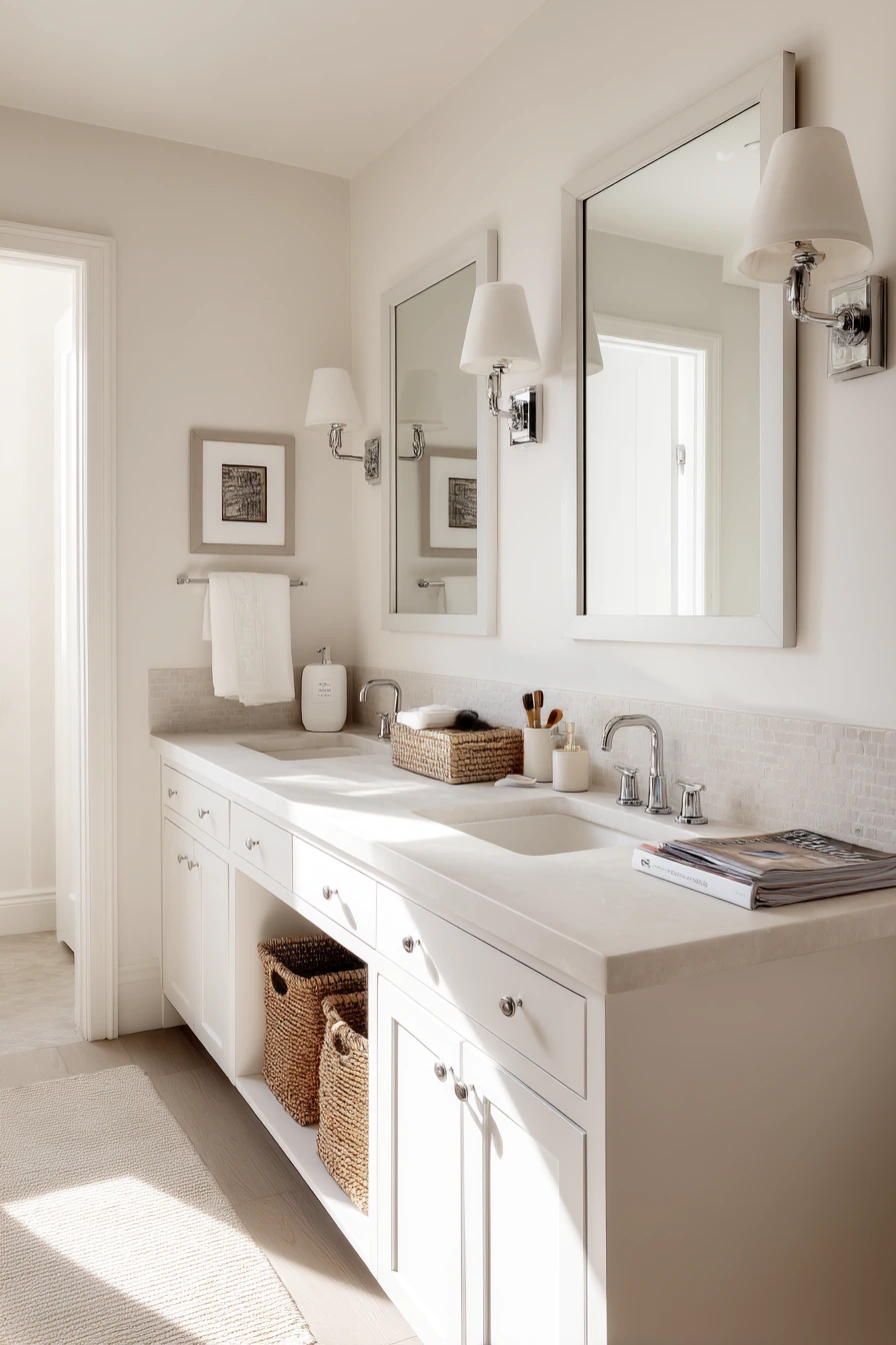 Shared Hall Bath, Organized and Real