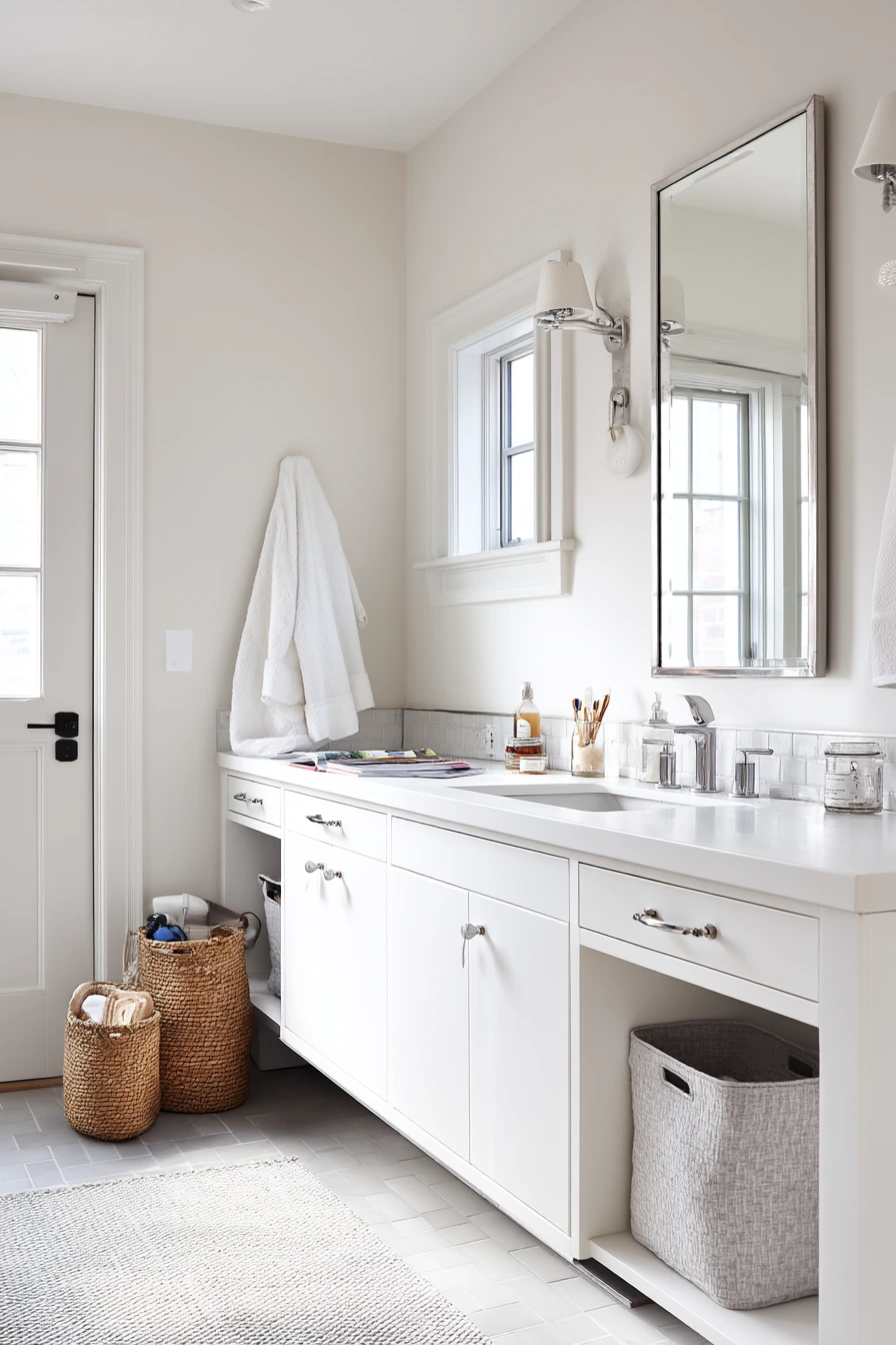 Shared Hall Bath, Organized and Real