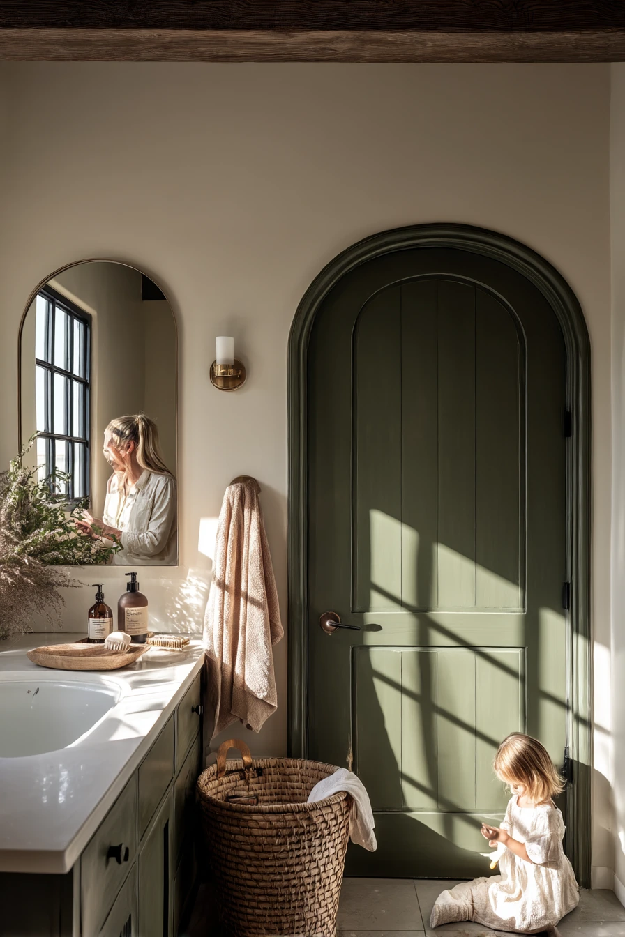 bathroom door statement ideas