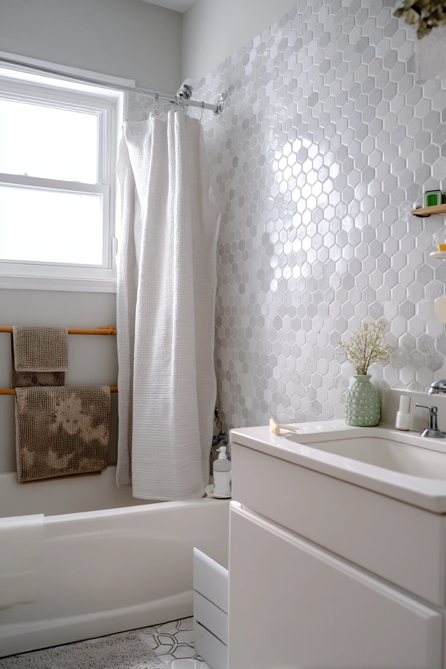 Renter-Friendly Peel-and-Stick Tile Refresh