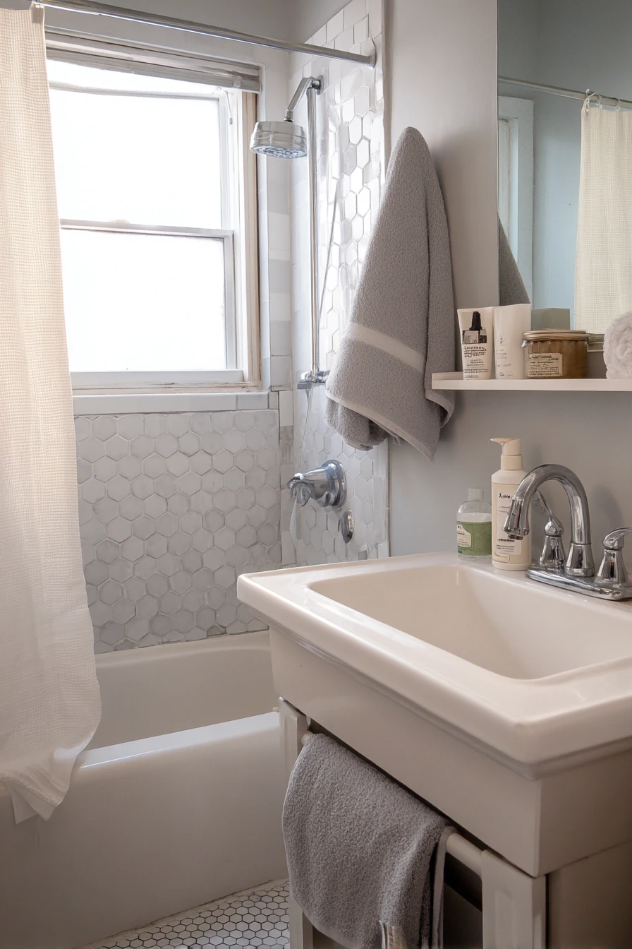 Renter-Friendly Peel-and-Stick Tile Refresh