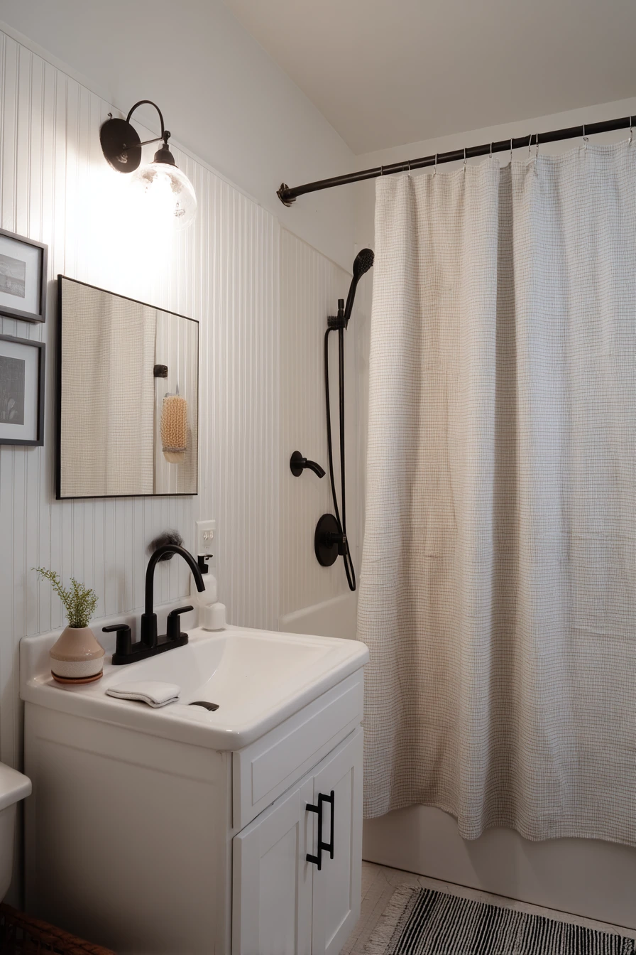 Renter-Friendly Black Accent Upgrade