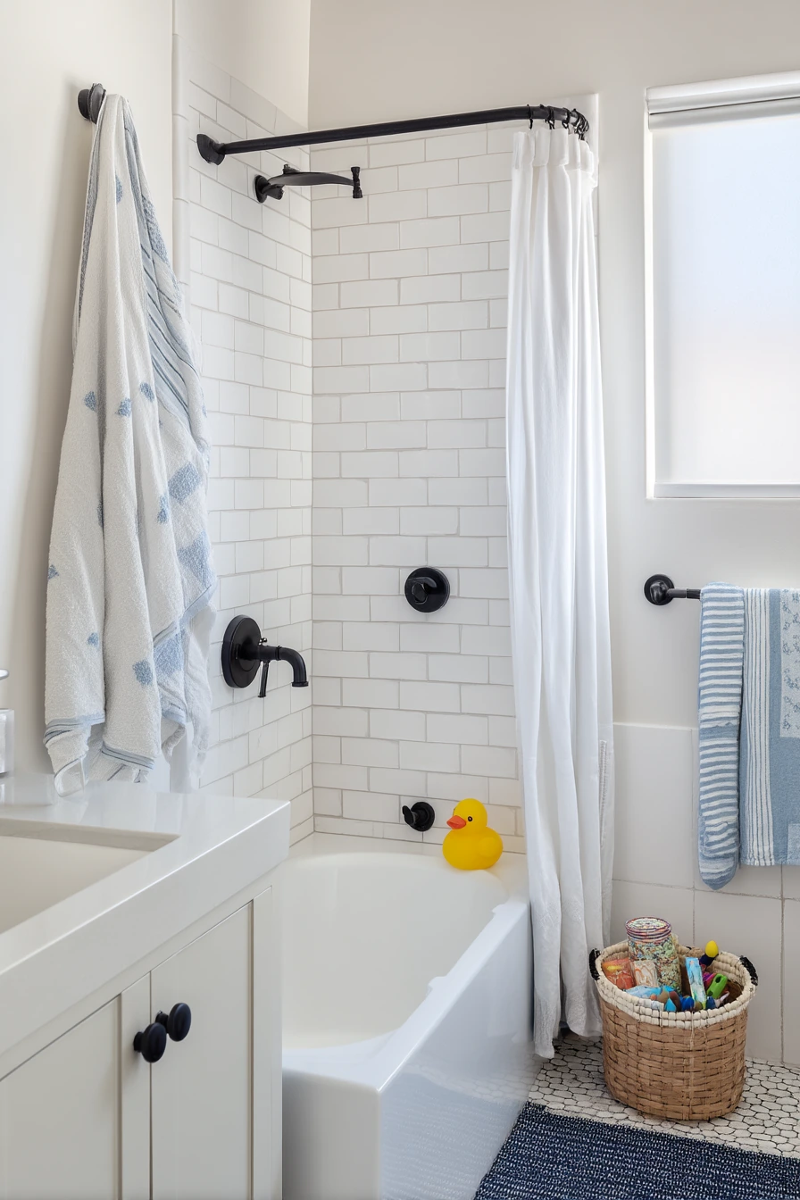 Kids’ Bath, Durable and Bright
