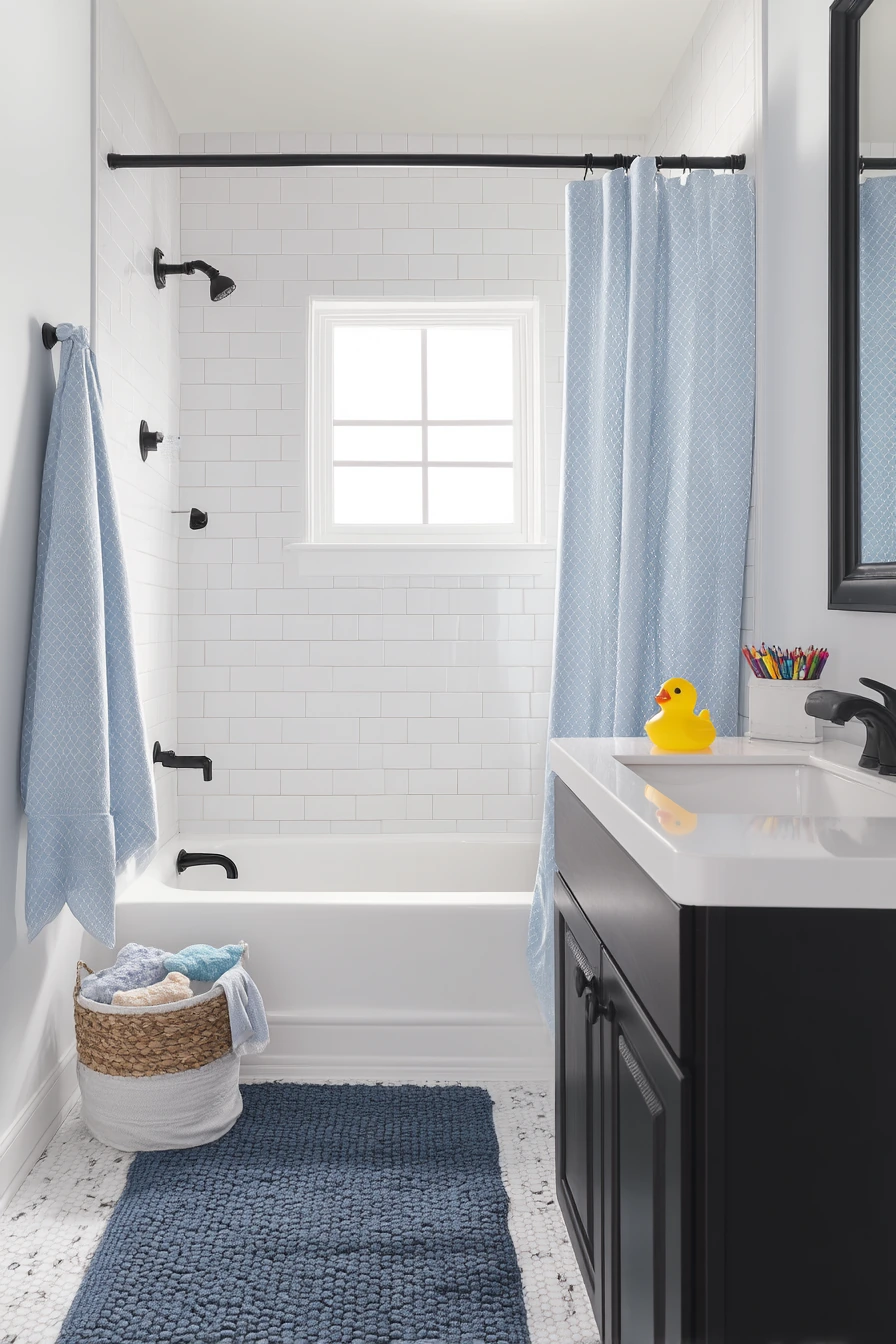 Kids’ Bath, Durable and Bright