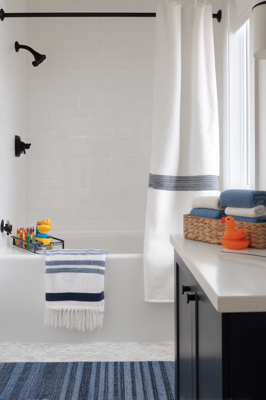 Kids’ Bath, Durable and Bright