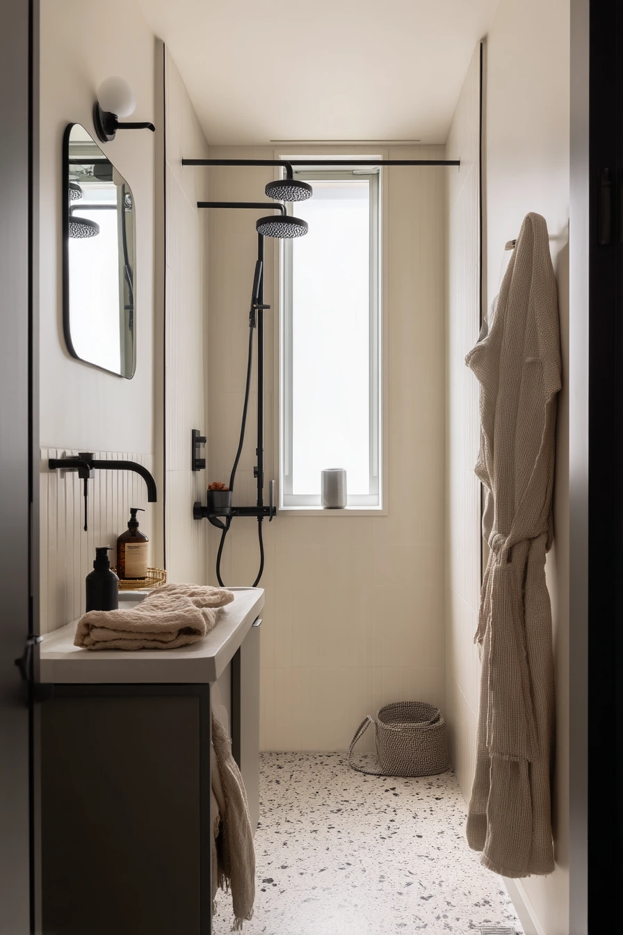 Small Apartment Bath, Space-Savvy