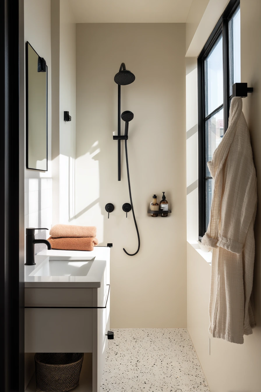 Small Apartment Bath, Space-Savvy