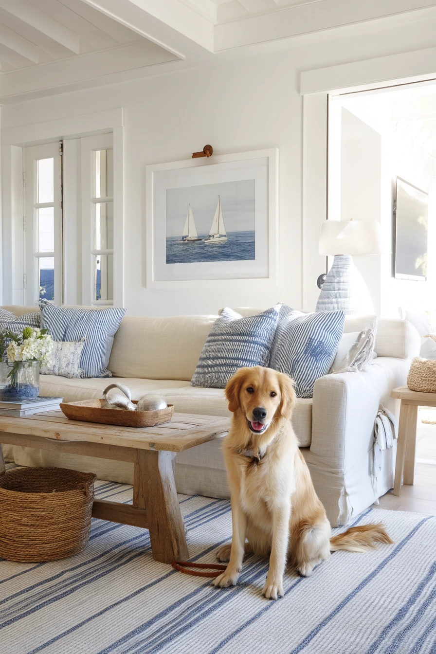 Pet-Friendly Sandproof Living Room