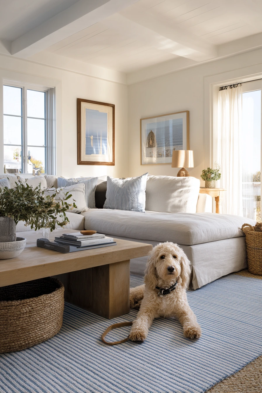Pet-Friendly Sandproof Living Room