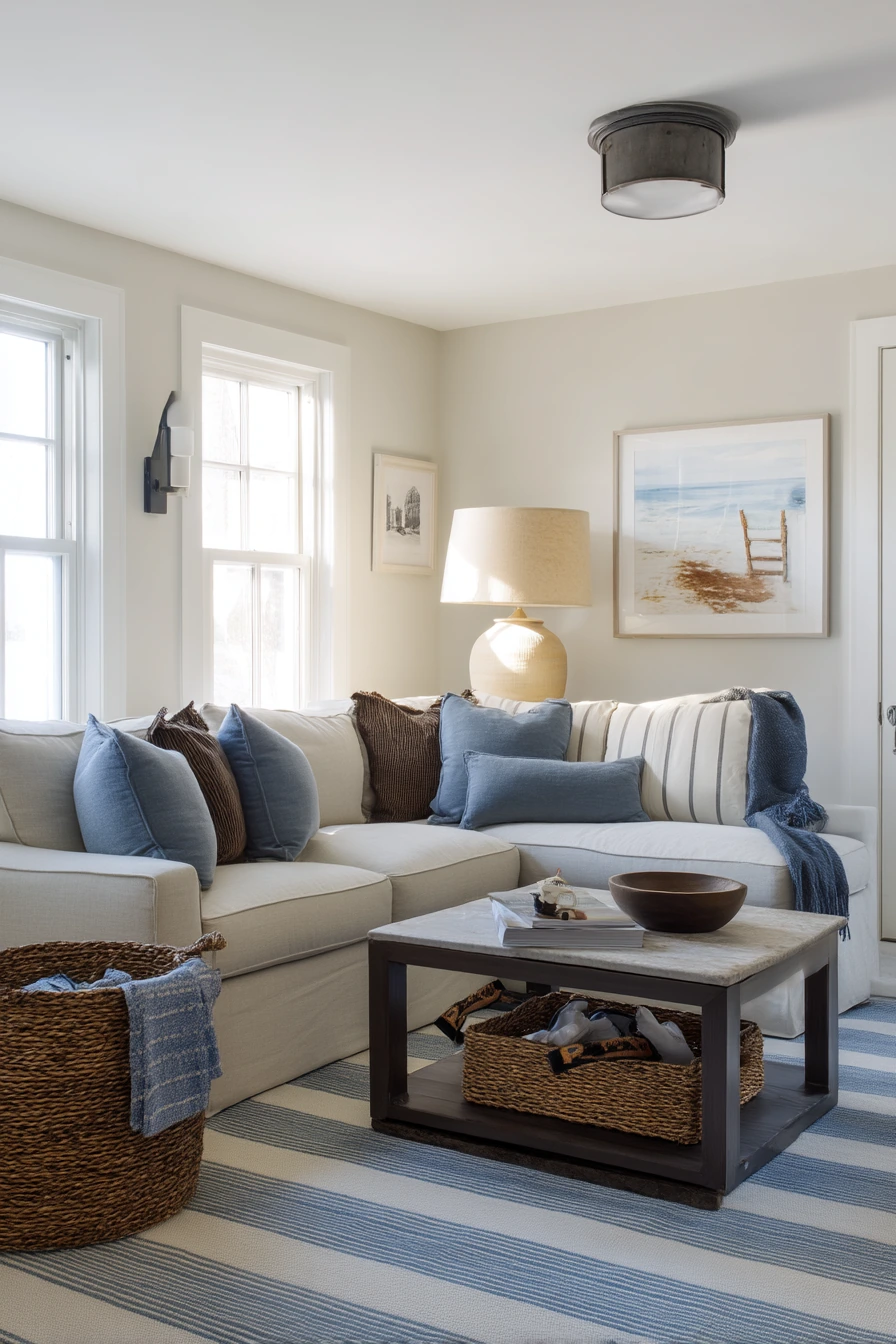 Pet-Friendly Sandproof Living Room