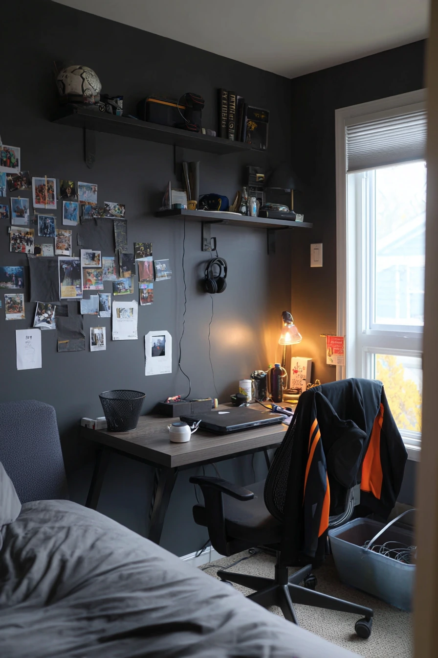 Teen Bedroom Accent Wall with Personality